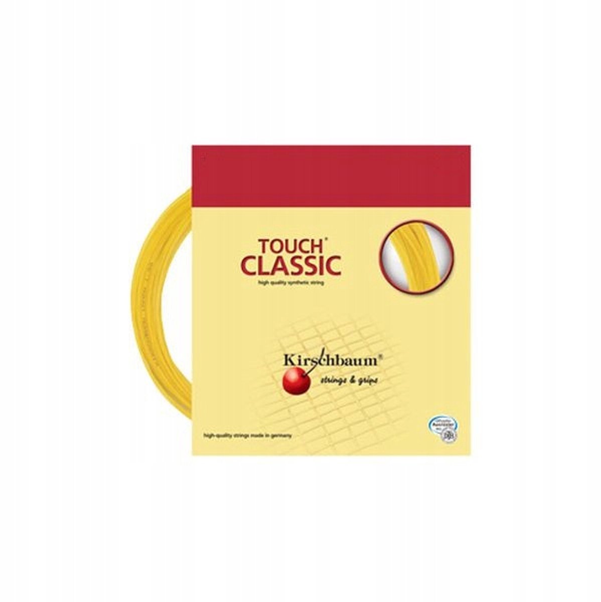 Kirschbaum Touch Classic Tennissnaar 1,35 mm 12 m - Comfort en duurzaamheid