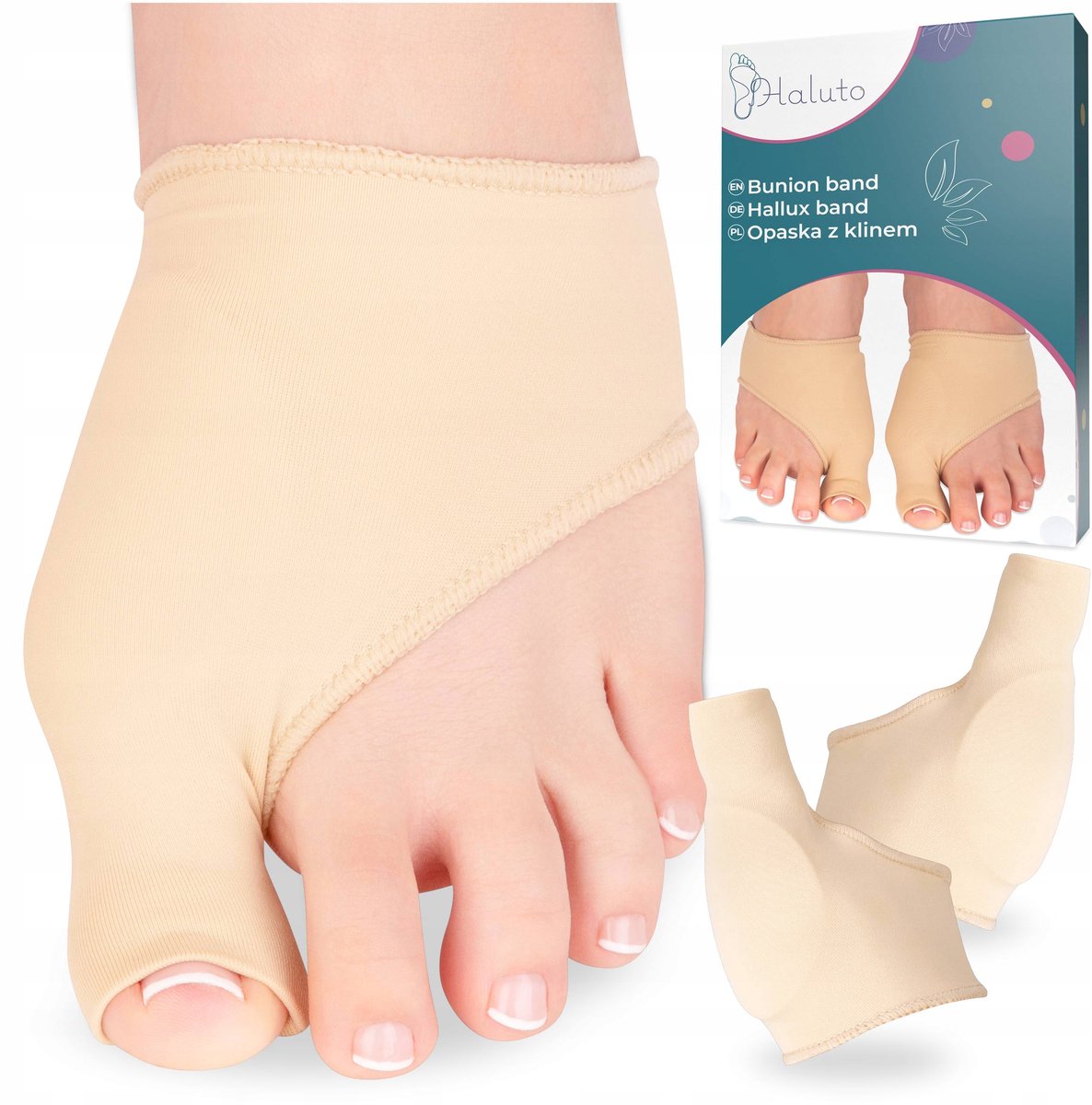 Elastische Hallux Valgus Bandage met Gel Bescherming