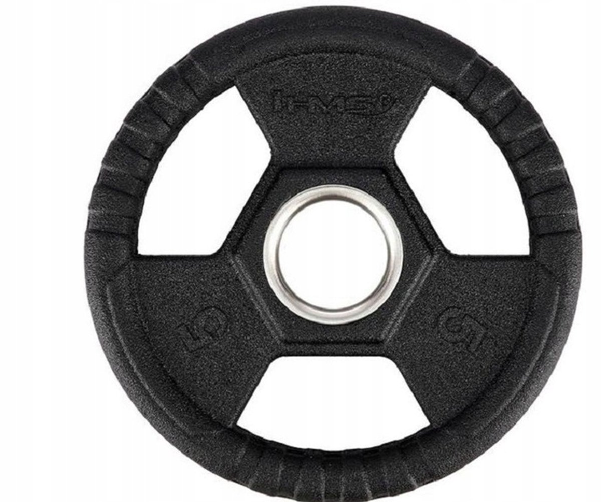 HMS TOH05 Olympische houder - 5 kg, gevuld met rubber