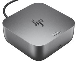 HP Thunderbolt 4 G6 Docking Station – 100W Power Delivery – Thunderbolt 4 & USB-C – 5K Ultra HD – 2.5Gbps Ethernet – Zilver/Grijs