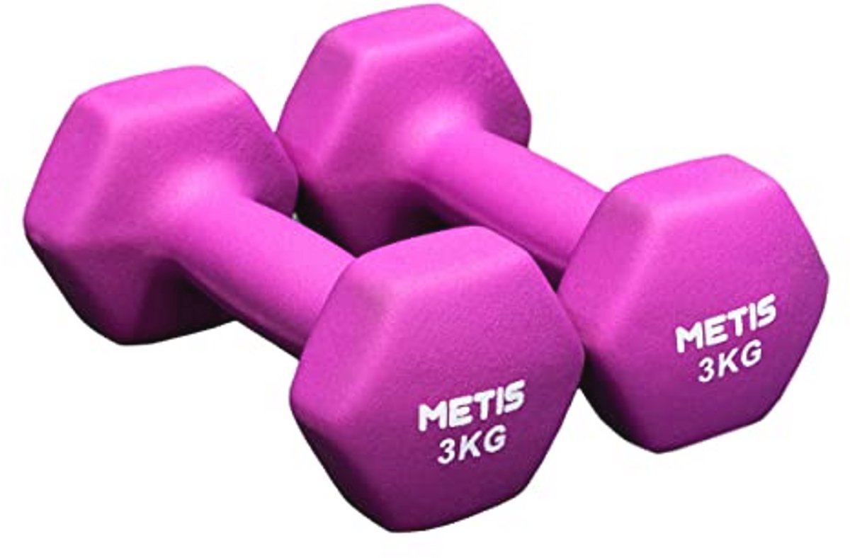 Neopreen Hex Dumbbells Set - Gewichten van 0.5 tot 10 Kg voor Thuisworkouts