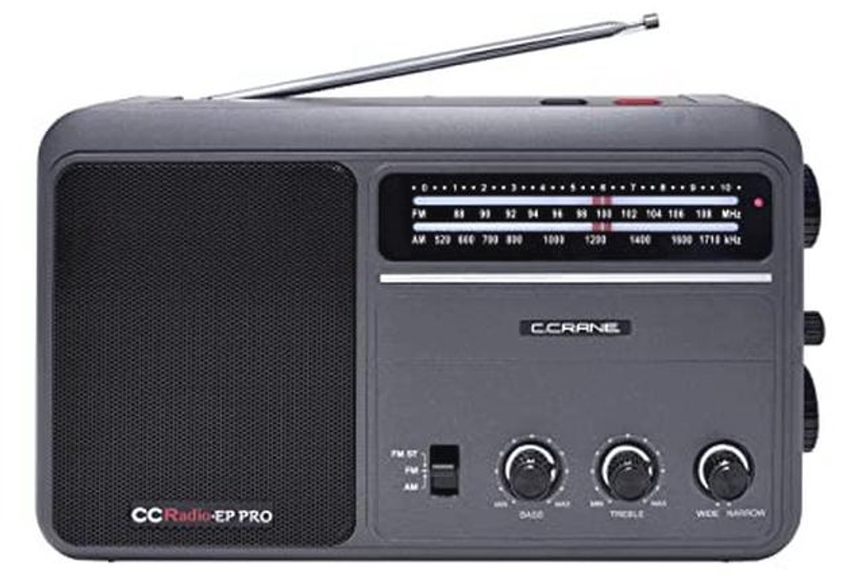 Draagbare analoge radio met DSP voor AM en FM ontvangst
