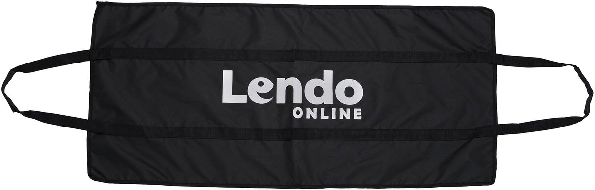 Lendo Online Draagtas Haardhout 95x44 cm Oxford Zwart