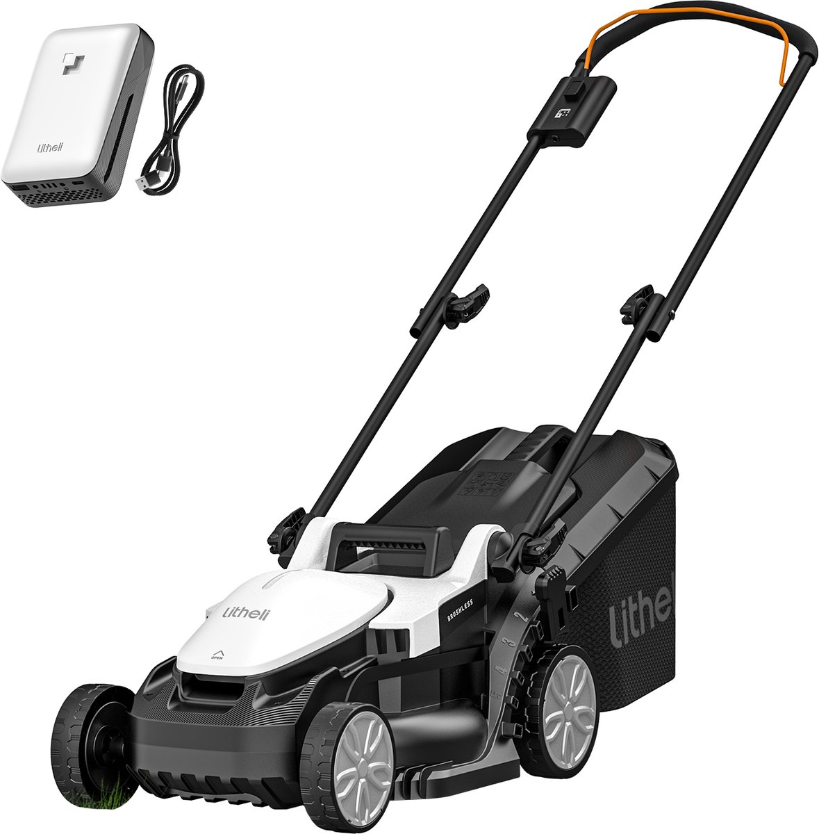 Litheli U20 - Accu Grasmaaier - 33cm Maaibreedte - Tot 200m² - Borstelloze Motor