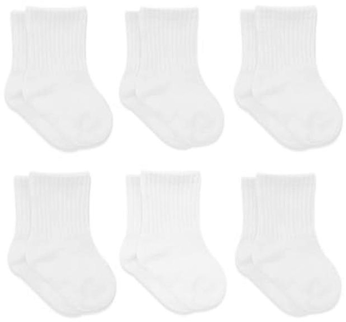 Katoenen Babysokken voor Pasgeborenen en Peuters 0-3 Jaar | Stoppersokken en Naadloze Sokken