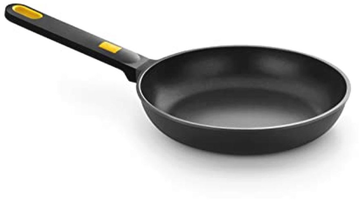 Antiaanbak Braadpan 24 cm - Gesmeed Aluminium, Geschikt voor Alle Warmtebronnen
