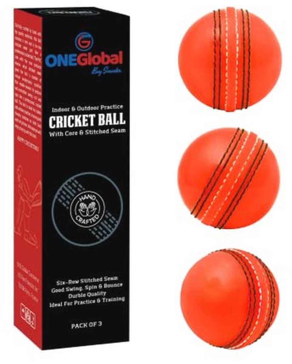 Zachte en veilige Incrediball Cricketbal voor thuis en buiten - Perfect voor trainingen en familieplezier in 7 kleuren