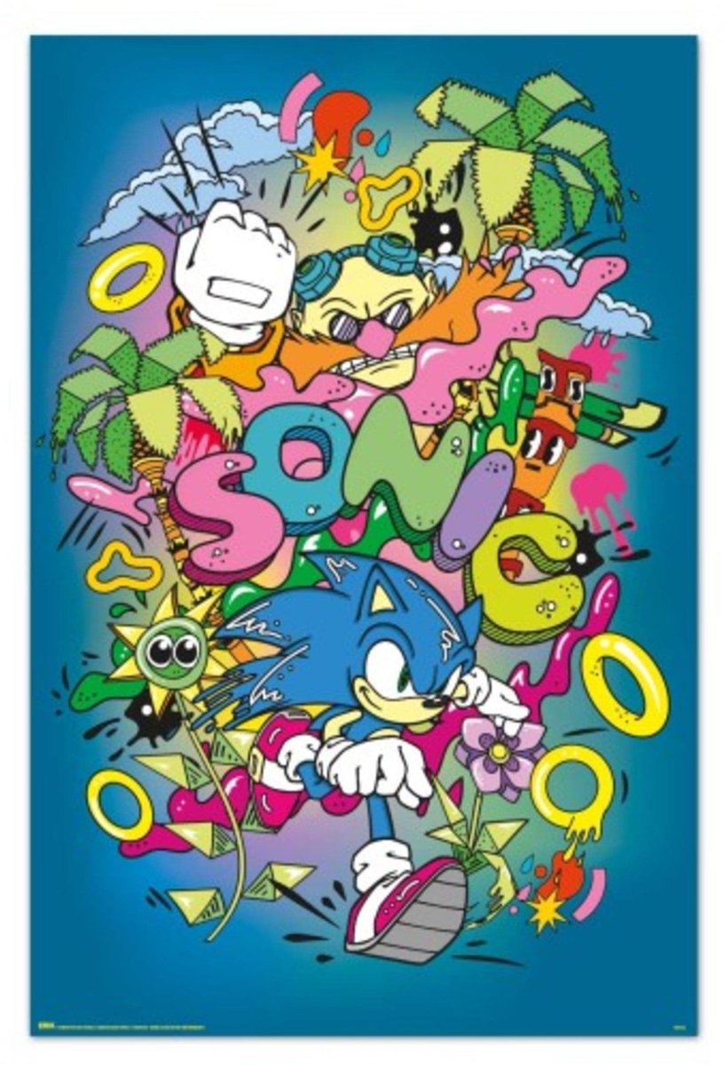 Grupo Erik Poster Sonic - Pop 61x91,5cm Divers