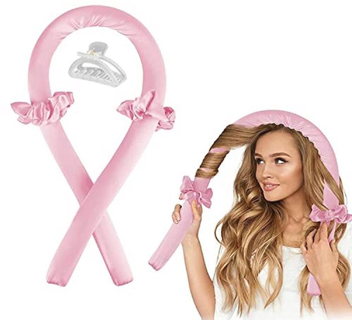 Heatless Curls Band voor Gezonde Krullen zonder Hitte