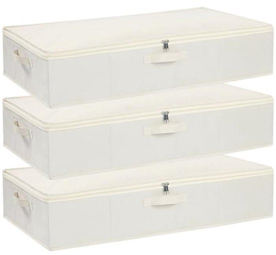 Grote opbergbox onder het bed met wielen, opbergcontainer onder het bed, opbergb