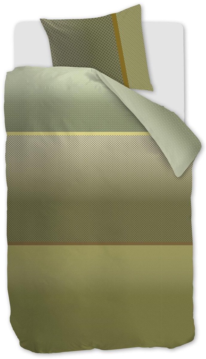 Kardol Alluring dekbedovertrek - Eenpersoons - 140x200/220 - Olijfgroen
