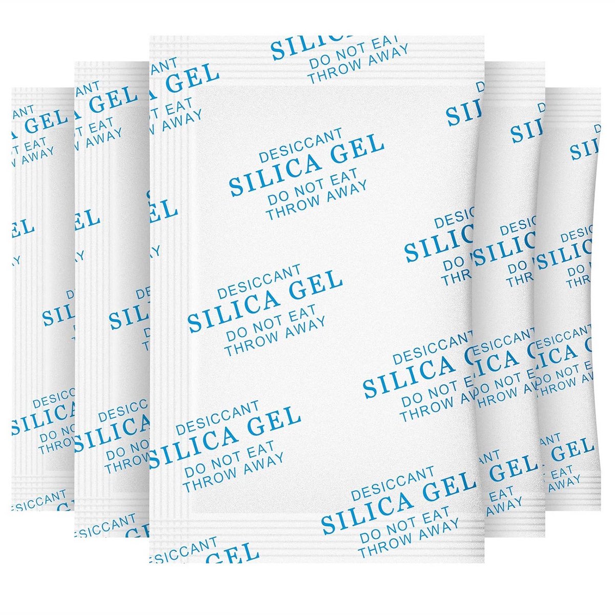 Vochtabsorberende Silica Gel Zakjes 2x 500g voor Opslag, Voedselveilig Droogmiddel