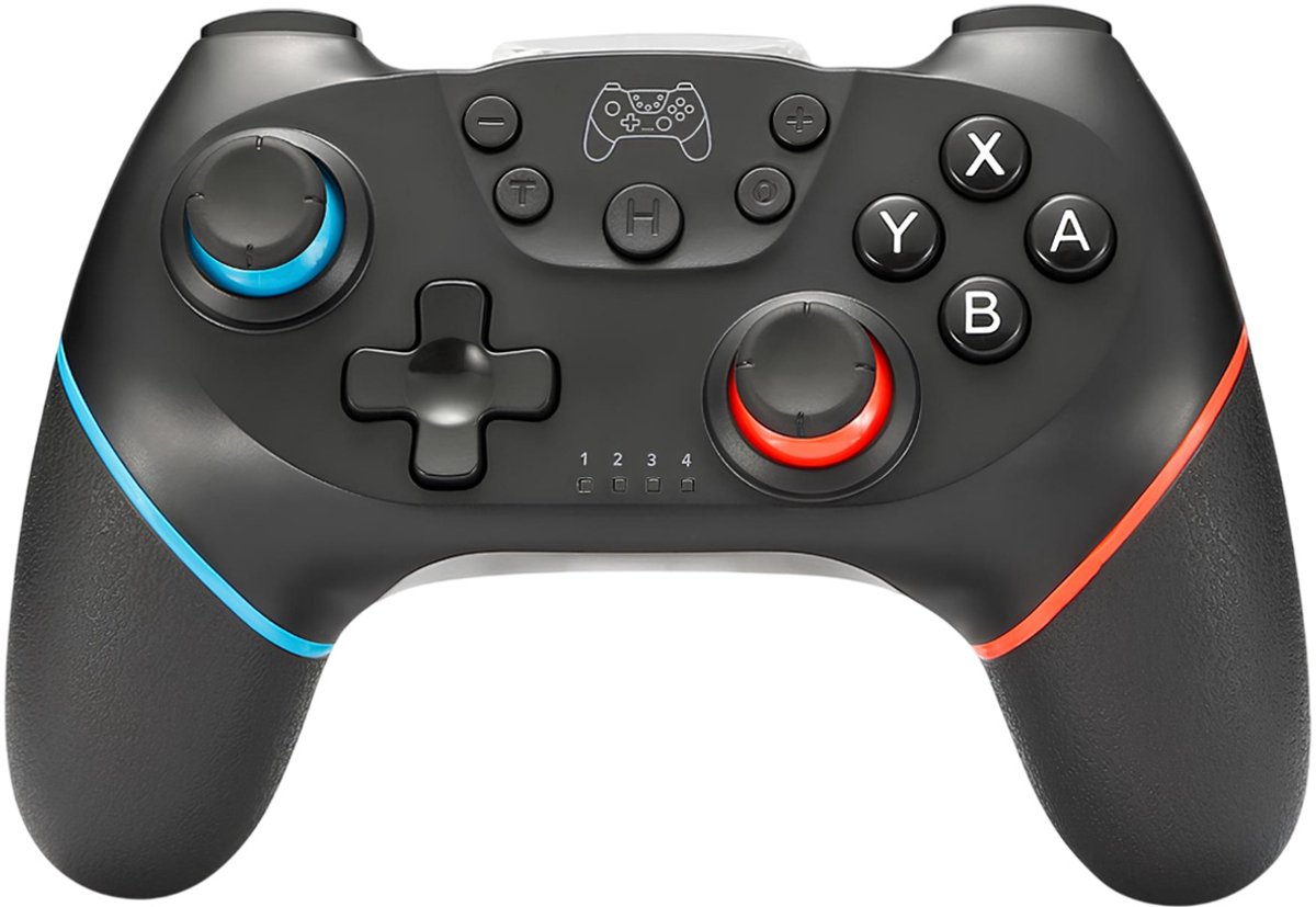 TechKidz, Draadloze controller Geschikt voor Nintendo Switch, Zwart