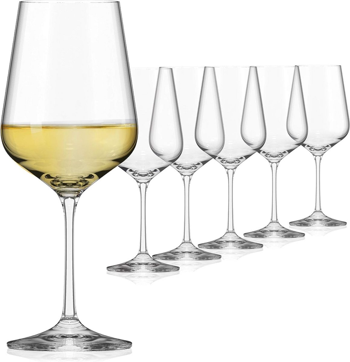 Set van 6 Witte Wijnglazen 360 ml