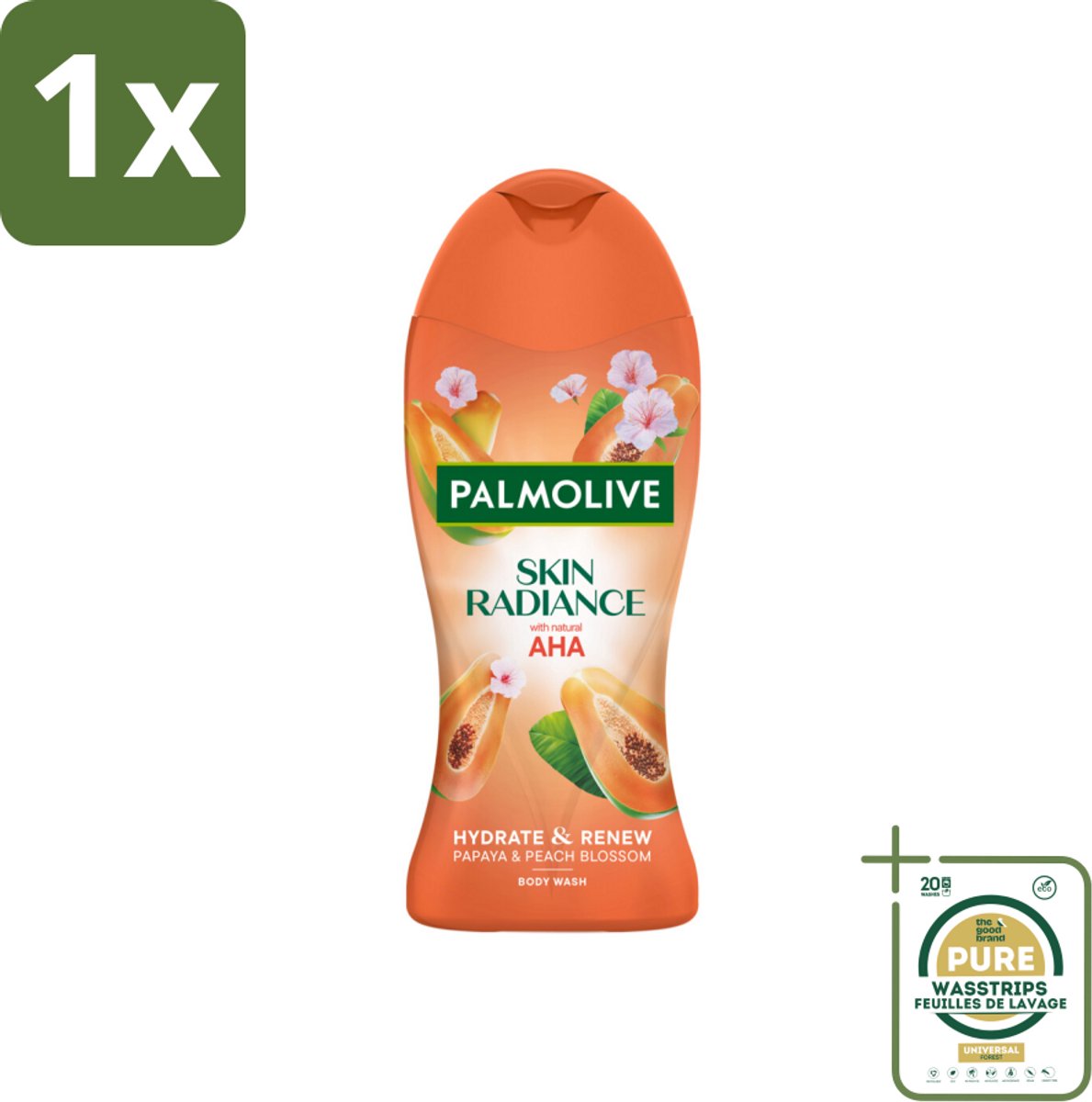 1 x Palmolive – Douchegel – Skin Radiance Papaya Peach – 250 ml- Koffiezetapparaat