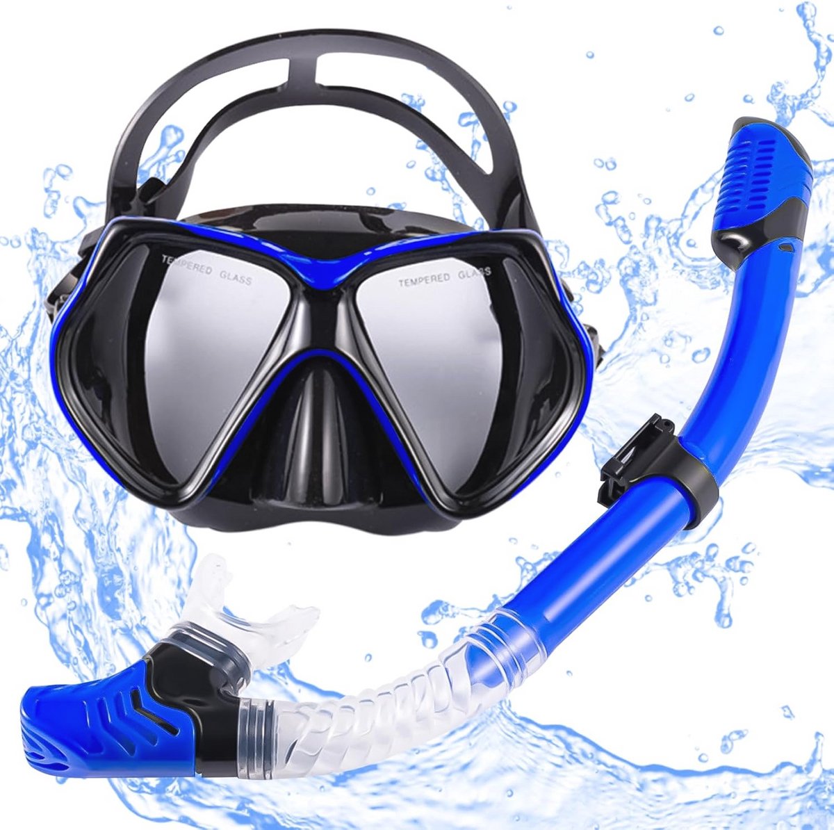 Volgelaats Zwemmasker voor Snorkelen en Duiken - Snorkel Gear voor Volwassenen