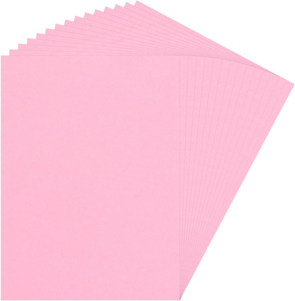 Allecta - Roze Kaartstok 40 vellen 23 x 28 cm 180 g/m² Dik Kartonpapier voor Knutselen Uitnodigingen Kaarten Maken Scrapbooking Tekenen