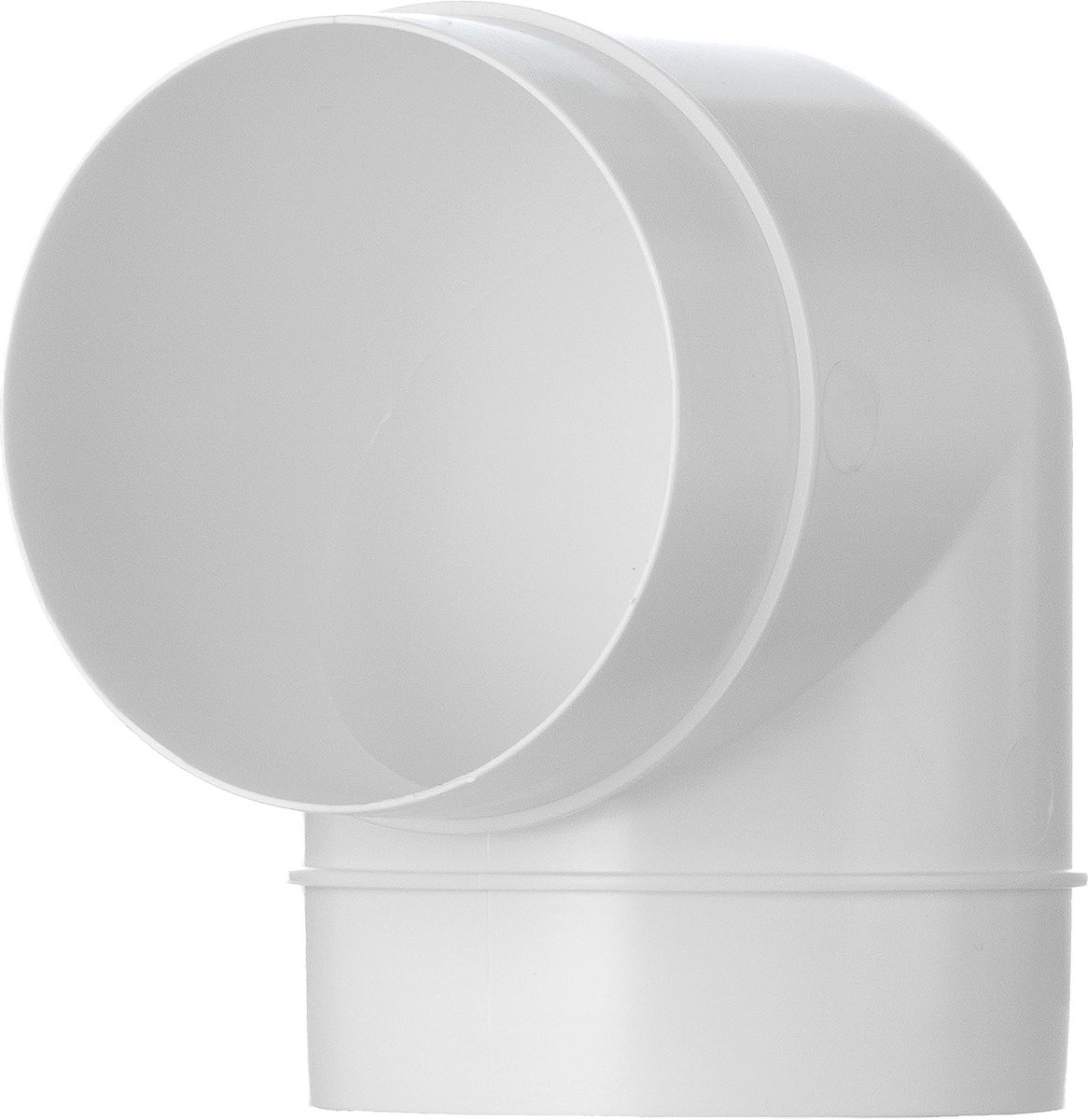 90° PVC Hoekaansluiting voor Ventilatieloopsysteem - Ø 100 mm