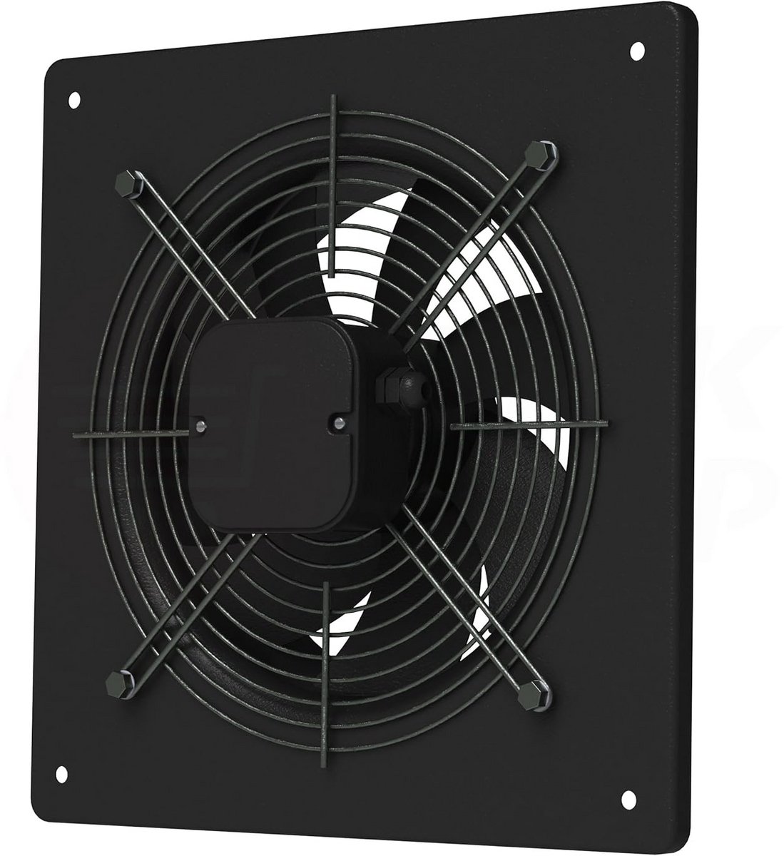 Grote Capaciteit Axiale Wandventilator voor Thuis en Industrie - Hoogwaardige Prestaties voor Luchttoevoer en Afzuiging