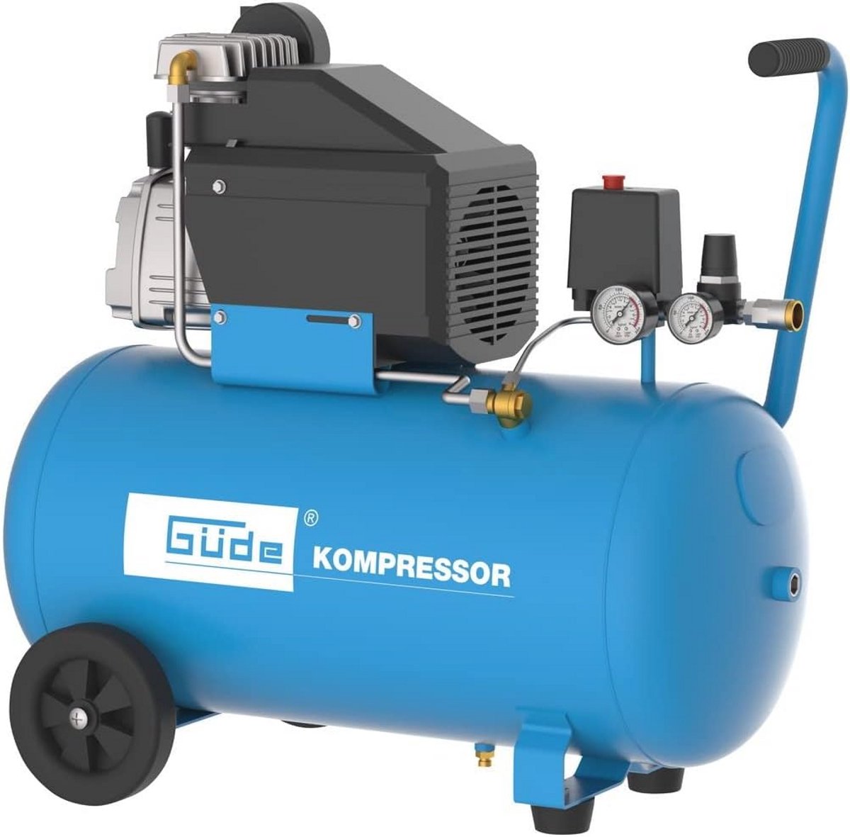 Perslucht compressor 260/10/50 met 50 liter ketel