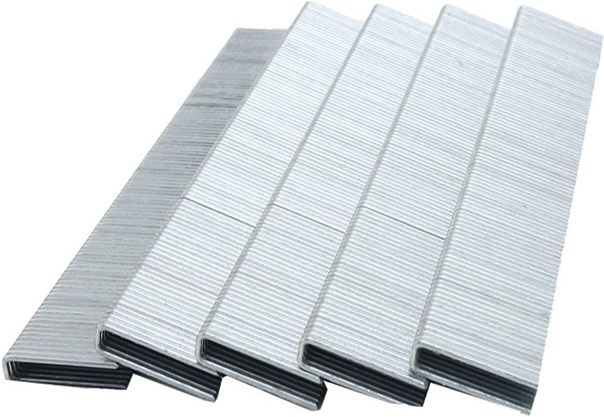 Smalle Kroon Nietjes 7/32" (3/4 Inch) - 1280 Stuks Gegalvaniseerd voor Elektrisch Nietapparaat