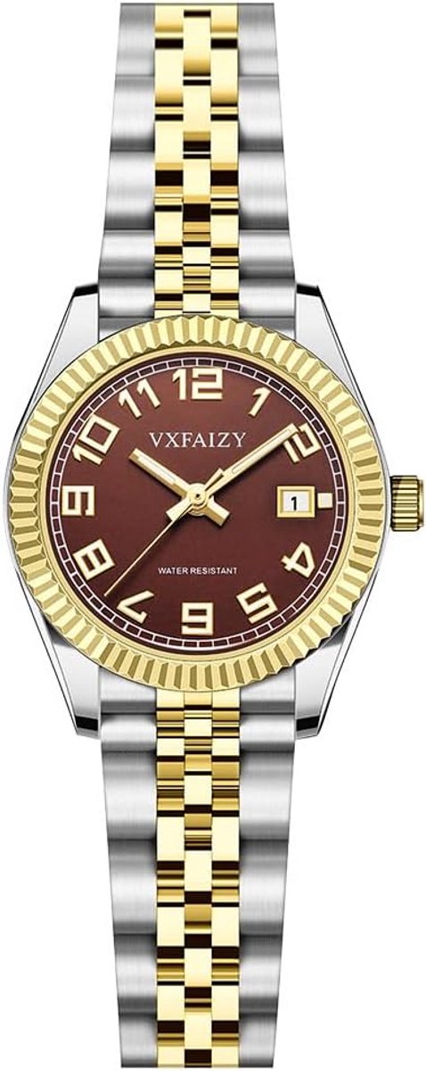 Dames Horloge met Kalender Waterbestendig en Eenvoudig Afleesbaar