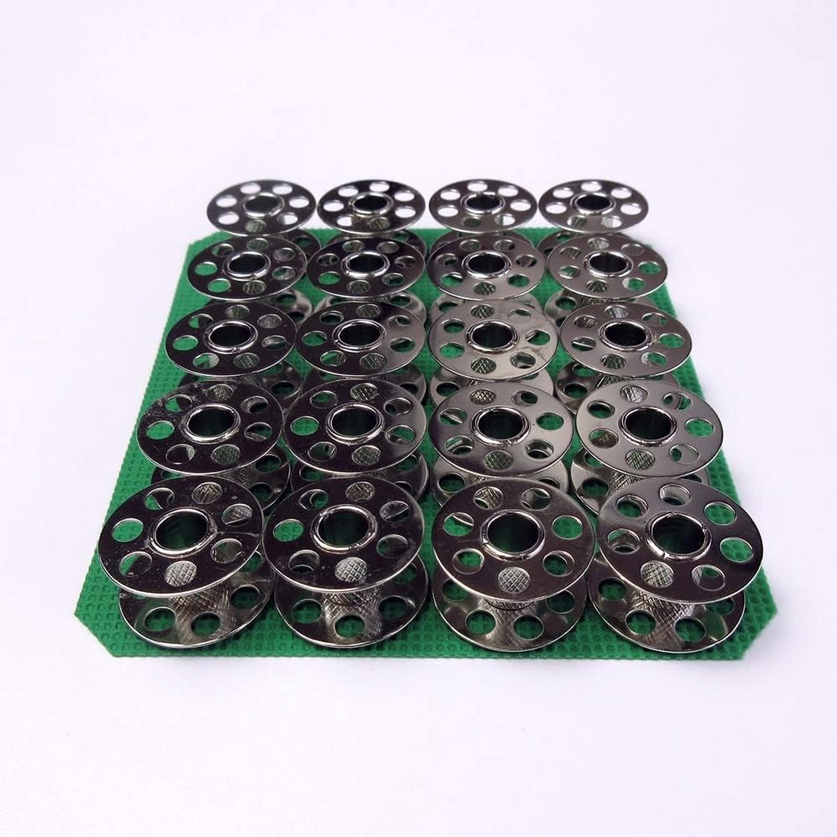 20 Stalen Naaimachine Spoeltjes Set - Universele Pasvorm Diverse Modellen