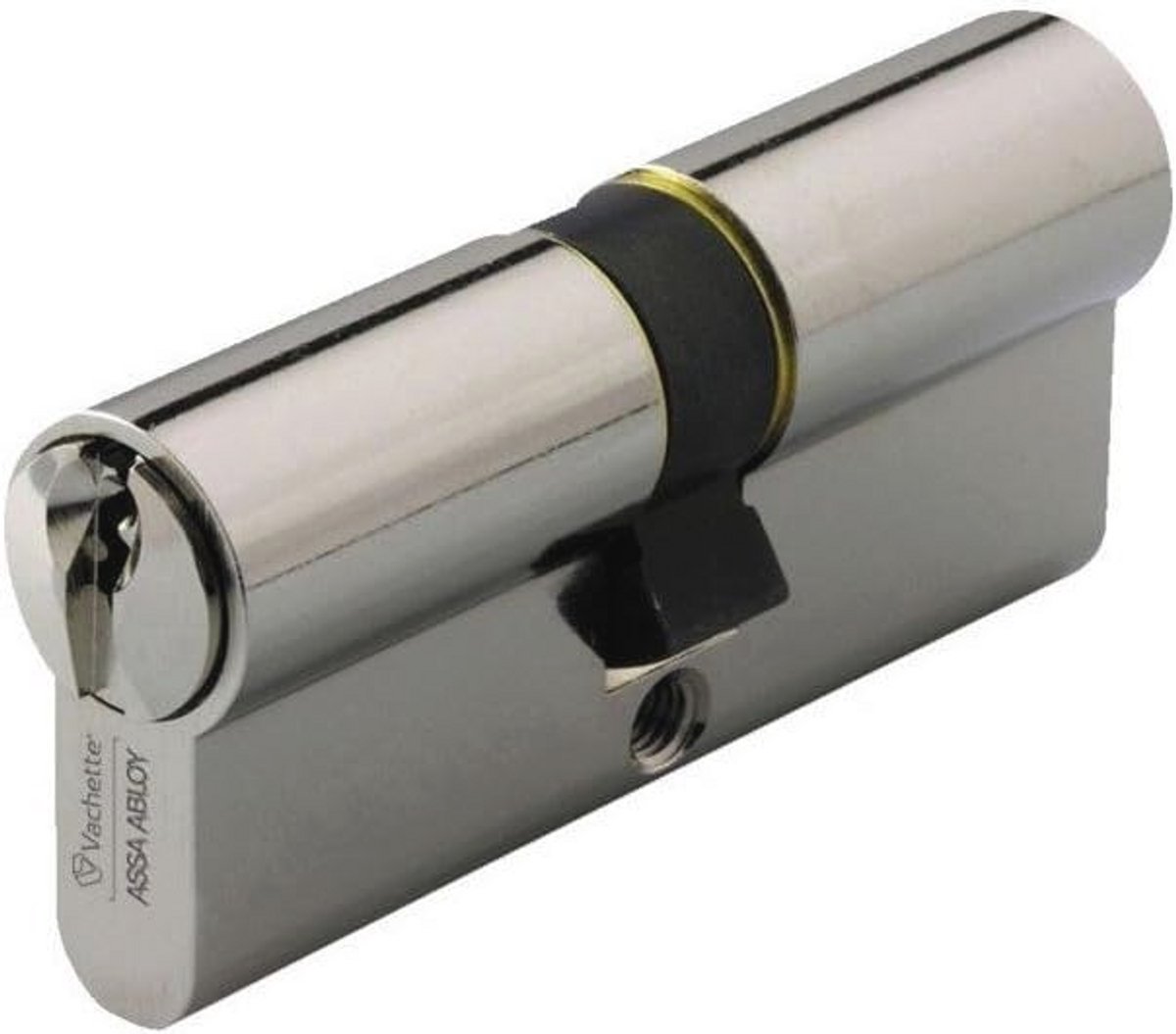 Mechanisch slotcilinder voor deur - dubbele ingang 40 x 40 mm - 5 pennen - 3 sleutels - eenvoudige installatie