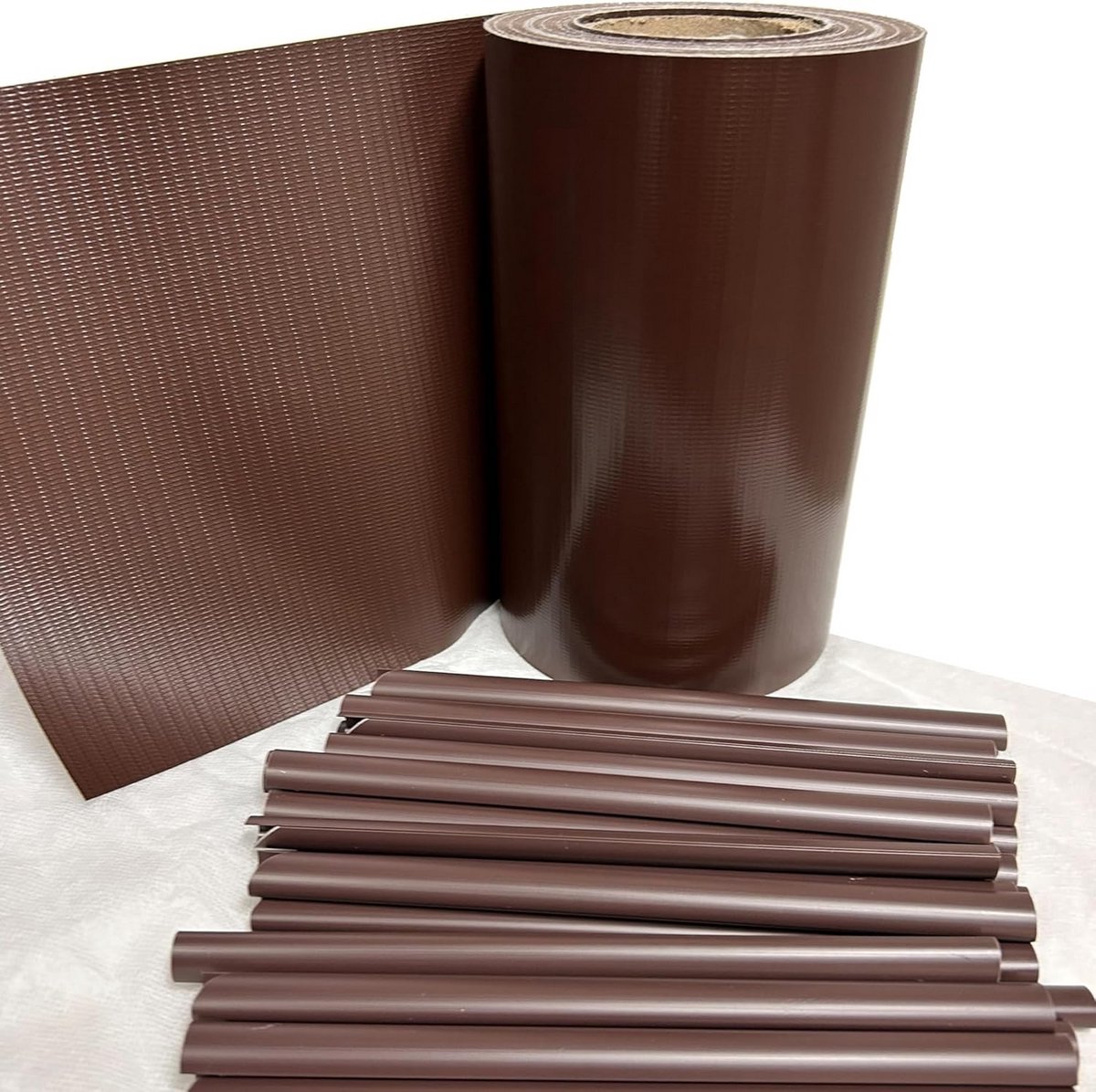 Privacystrip PVC voor Hekpanelen en Tuinen - Decoratieve Inkijkbescherming 0,19 x 35 m met Clips