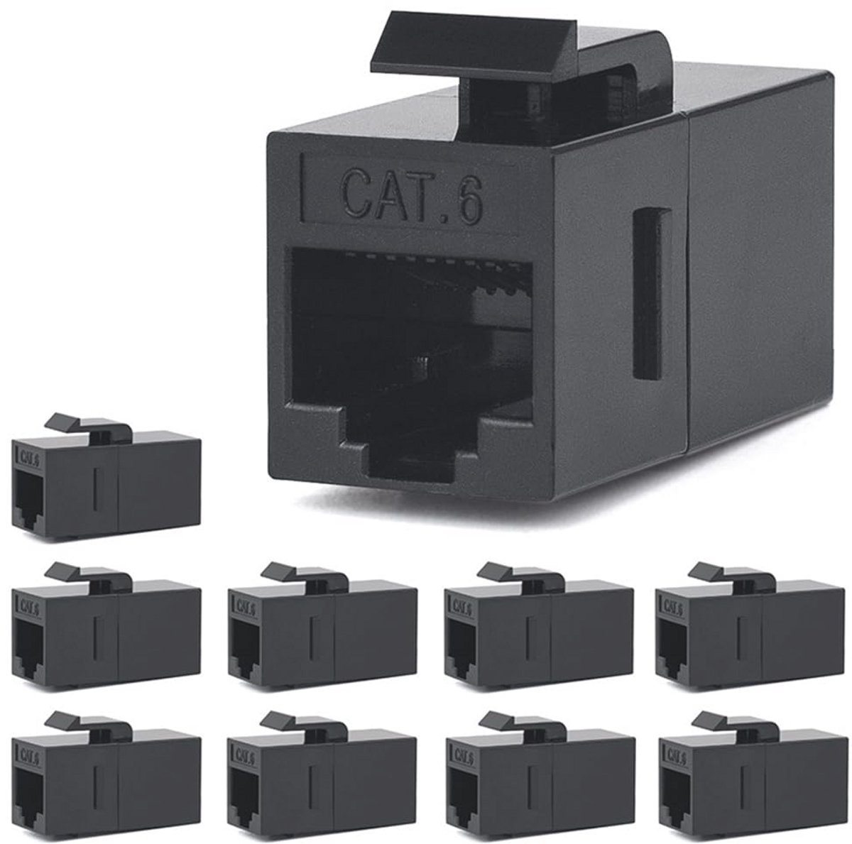 Cat6A Keystone Jack - RJ45 Afgeschermde Metalen Ethernet Module 10G Netwerkoplossing
