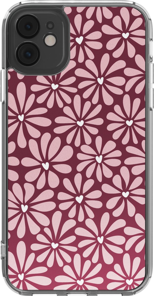 imoshion Hoesje - Geschikt voor Apple iPhone 11 - Design hoesje - Bloom Love Blush