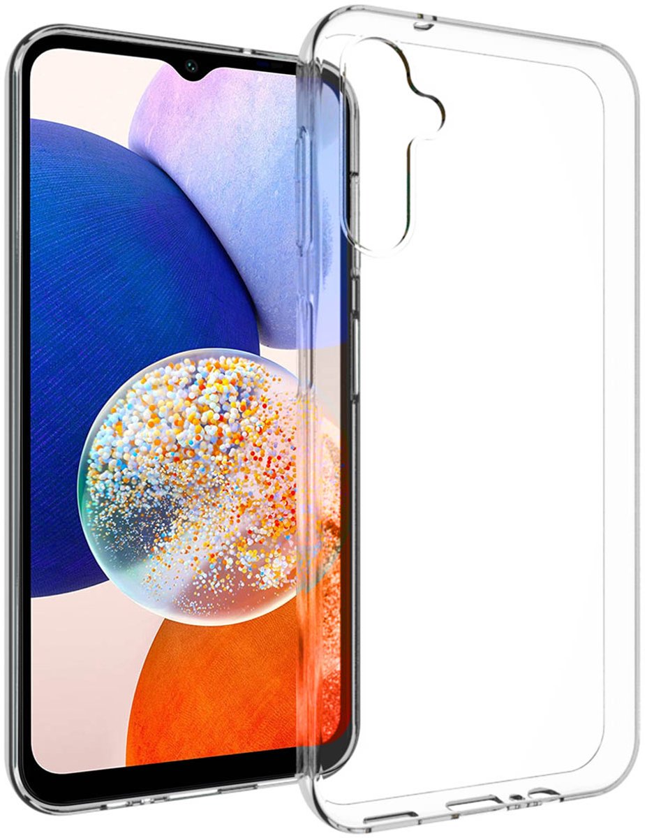 Accezz Hoesje Geschikt voor Samsung Galaxy A14 (5G) / A14 (4G) Hoesje Siliconen - Accezz Clear Backcover - Transparant