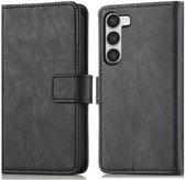 Coque Samsung Galaxy S23 avec porte-cartes - Bookcase de Luxe iMoshion - Zwart
