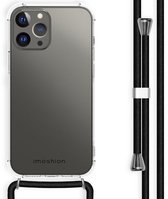 imoshion Hoesje - Geschikt voor Apple iPhone 13 Pro Max - Backcover met koord - Zwart