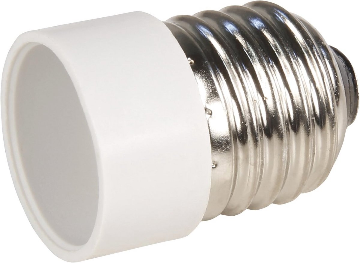 Lamvoet adapter E27 naar E14 - 230V