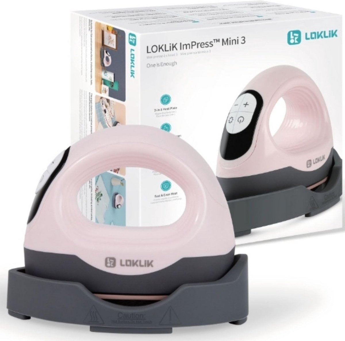 Mini Heat Press voor T-Shirts, Tassen, Mokken en andere Textielen