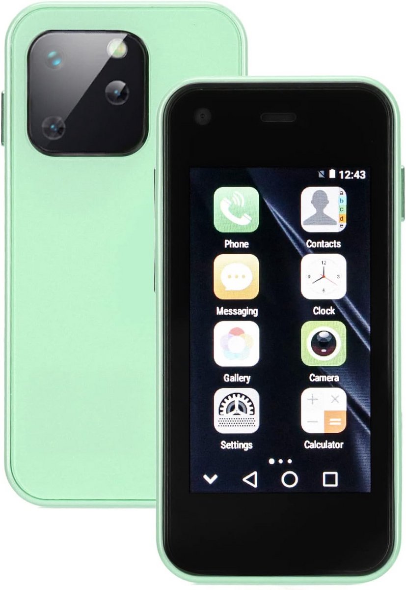 Mini Smartphone 2,5 Inch met HD-touchscreen, 3G, WiFi, GPS, 1GB RAM, 8GB Opslag - Ideaal voor Kinderen