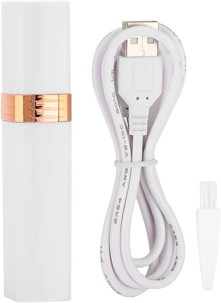 Elektrische Gezichtshaarverwijderaar voor Vrouwen USB Oplaadbaar Pijnloos Ontharen