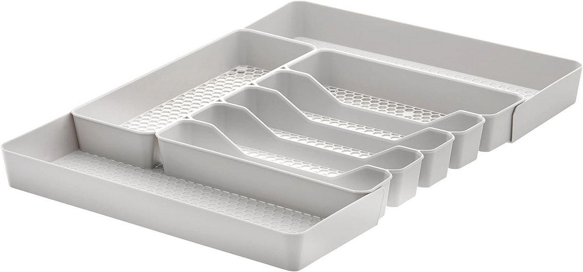 Hexagonale Uitbreidbare Lade Organizer voor Bestek – Moderne Keuken, Kast Opslag