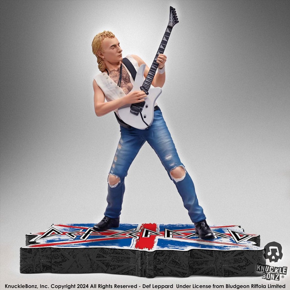 Knucklebonz Def Leppard Rock Iconz Statue Phil Collen 24 cm Beeld