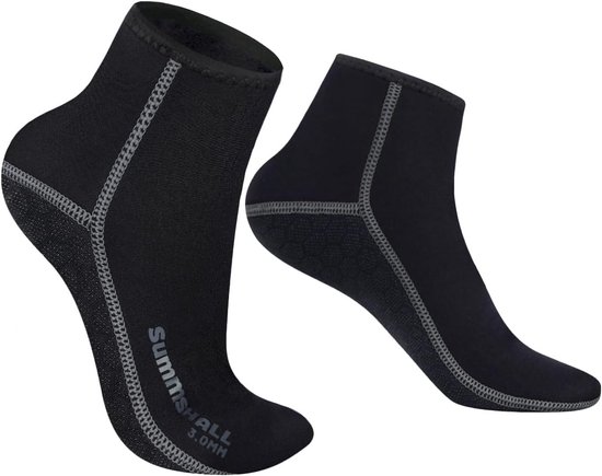 ZCCO Neopreen duiklaarzen - Antislip rubberen zool voor duiken en snorkelen, Grijs, XXX-Large
