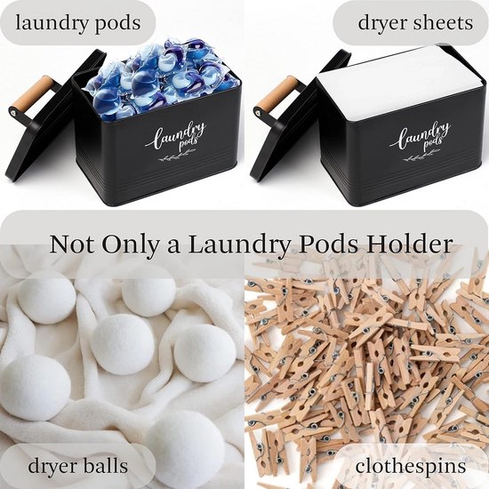 Ribbon Bin Ribbon Holder for Laundry Room Decor | Magnetic Basket for Laundry Room Organizer for Home, Dryer, Washing Machine - Wall Mounted Laundry Room Storage, Organization and Storage - Laundry