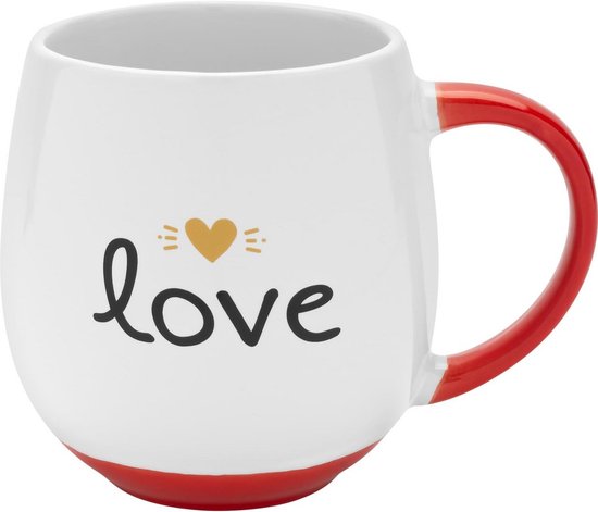 Matches21 mokken koffiemok koffiemokken met opvallende zwart-witte strepen & ruitdessins porselein set van 4 gesorteerd 10 cm 300 ml