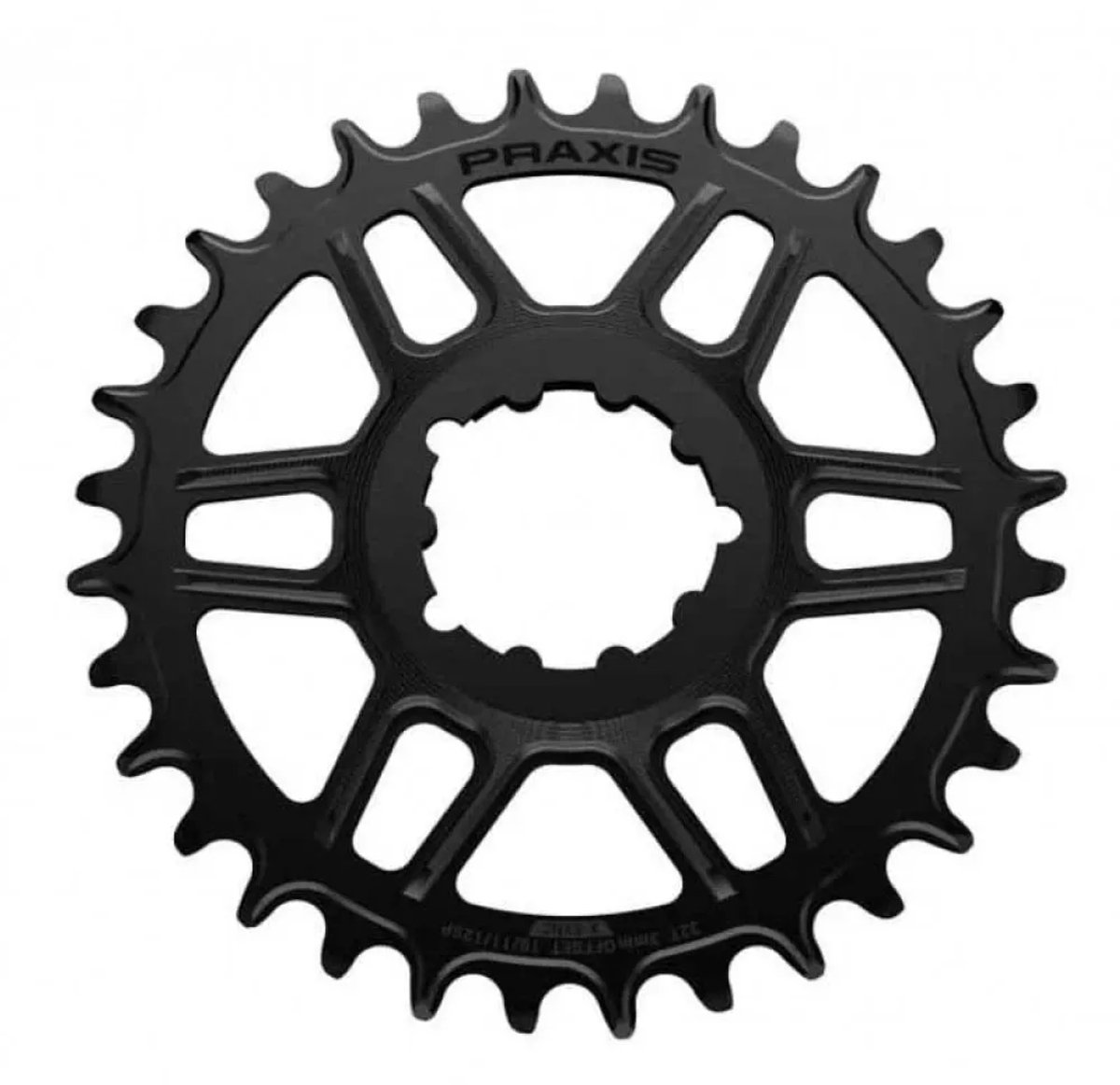 Praxis Kettingblad 1x MTB DM 36T 3mm-offset 10/11/12sp