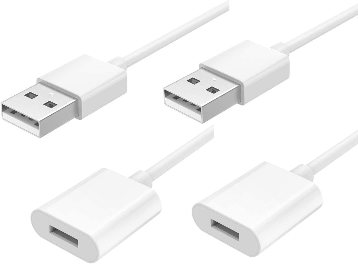 USB Oplaadkabel en Adapter voor Stylus Pen, Geschikt voor iPad Pro, Air, en Mini - Wit