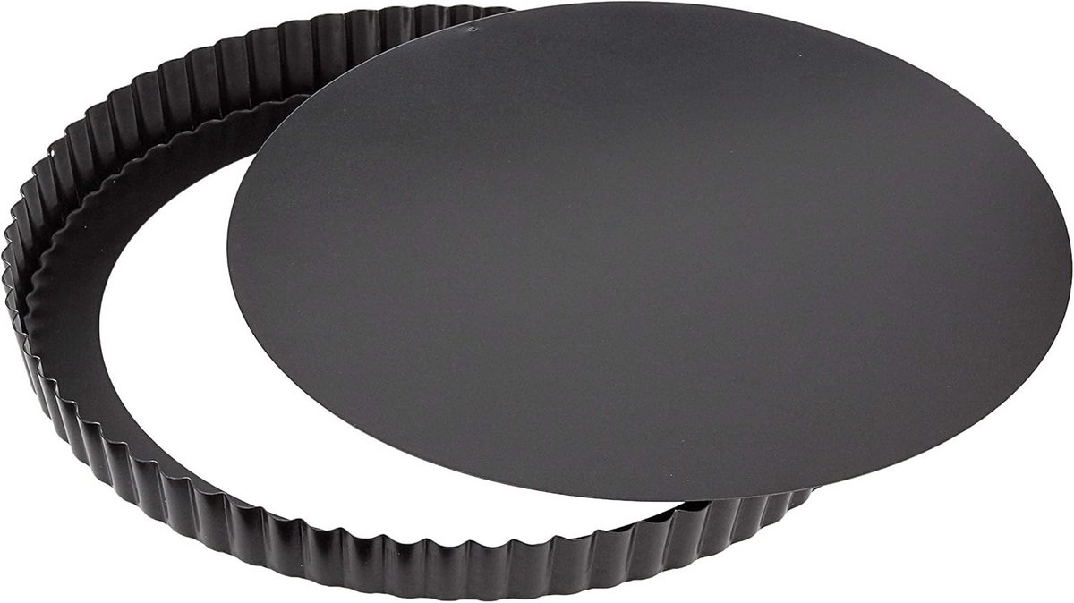 Losse Bodem Taartvorm met Gekartelde Rand - 28 cm