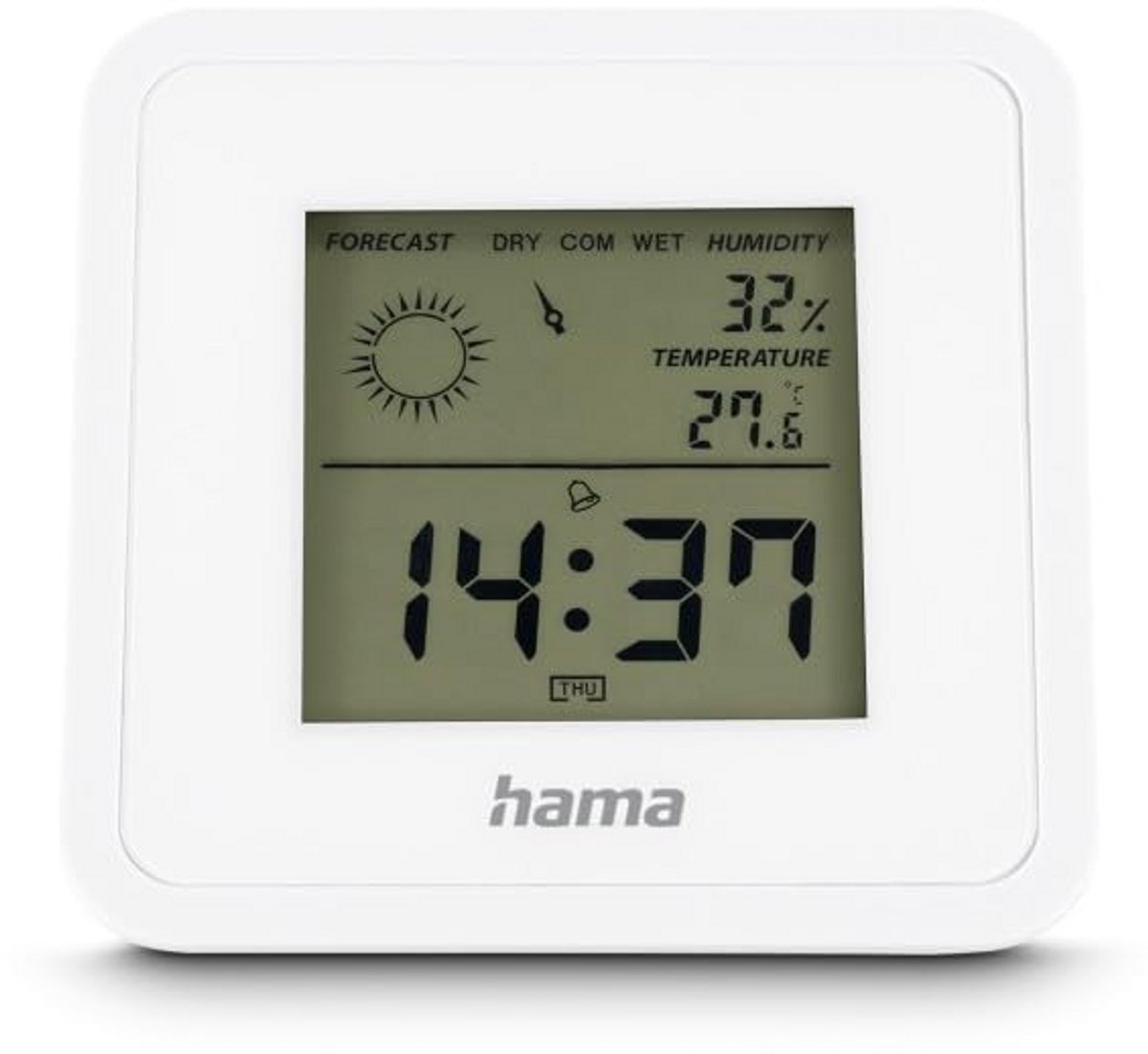 Digitale Binnen Thermometer en Hygrometer met Tijdweergave