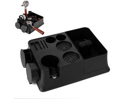 Unyqoos® Praktisch Tamperstation voor Espresso met Meervoudige Houders en Afklophouder
