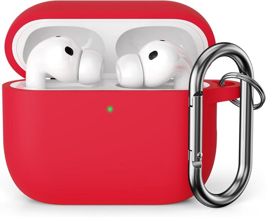 TNSNK Hoes voor AirPods Pro 3e generatie (2025) met cleaner kit & sleutelhanger, siliconen schokbestendige beschermhoes voor Apple Airpods Pro 3rd - ondersteuning draadloos opladen
