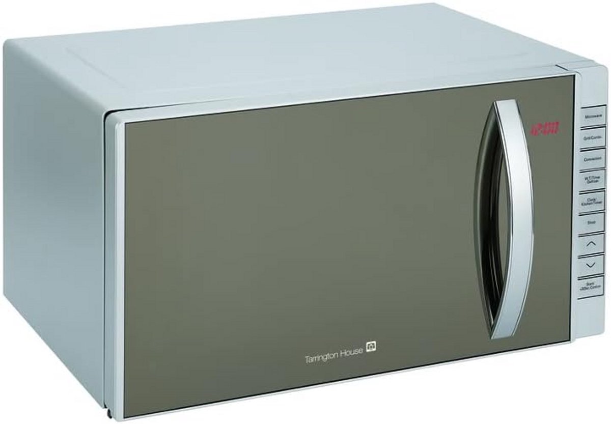 3-in-1 Magnetron met Grill en Ontdooifunctie - 23L RVS - 800W